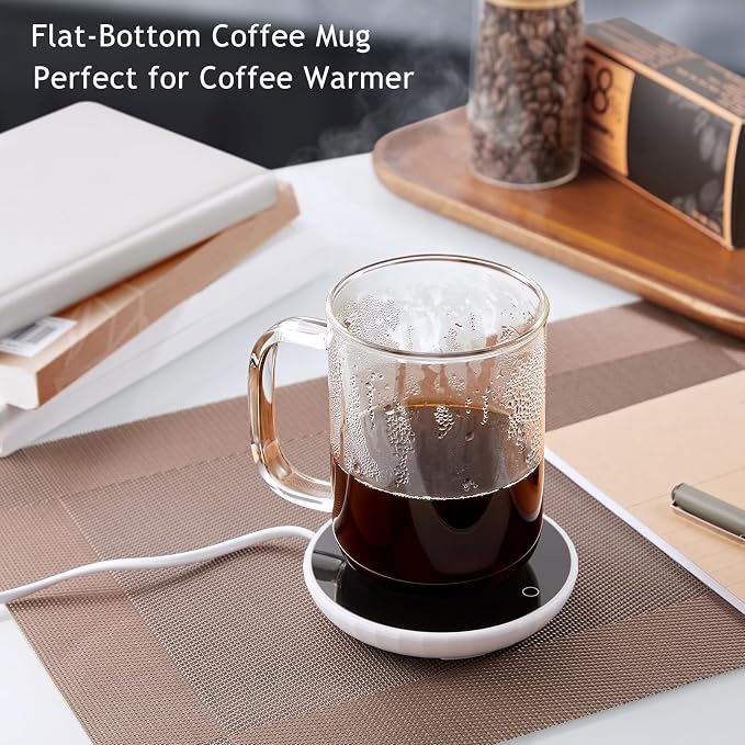 Glass Coffee Mugs, 20 oz Ice coffee cups, Large Clear Tea Cups Set of 2 - Image 2