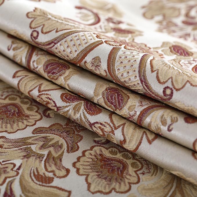 Luxury Vintage Table Runner Embroidery Jacquard Fabric - Image 3