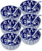 28Oz Ceramic Soup Ramen Bowl Set of 6 by KeQiu