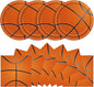 40 Pcs Basketball Plates and Napkins Party Tableware Set, Serves 20 | by KFJBPB