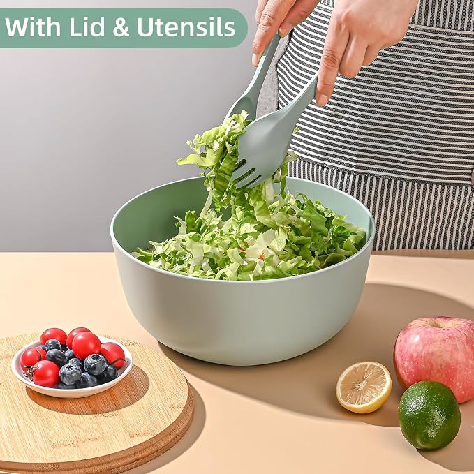 LOVYANXUE Bamboo Fiber Salad Bowl - Image 2