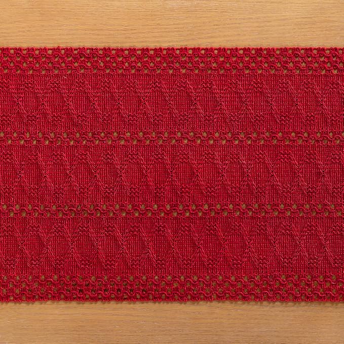 Boho Table Runner Summer Farmhouse Rustic Dining Dresser Scarf Home Decor | - Image 3