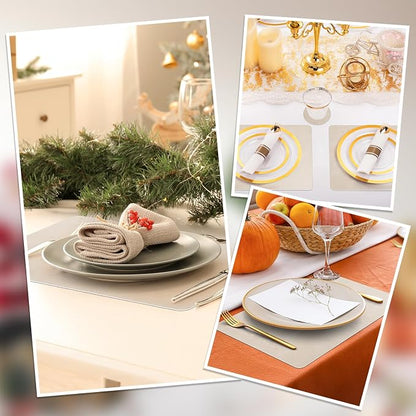 comfoyar Faux Leather Placemats - Image 6