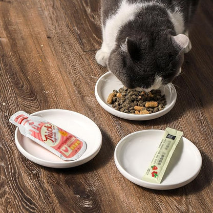 3 PCS Ceramic Cat Bowls, 5.5 in Pet Bowl Cat Dishes - Image 5