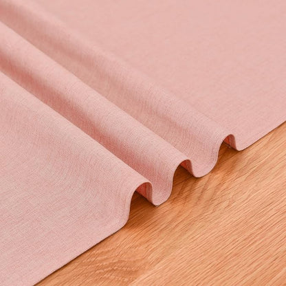 Faux Linen Table Runner Water Resistant 13 x 60 in, Coffee Table Runner - Image 6