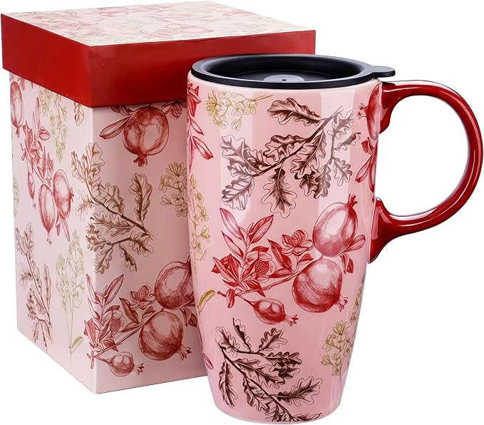 Topadorn 17oz Ceramic Travel Mug by Topadorn