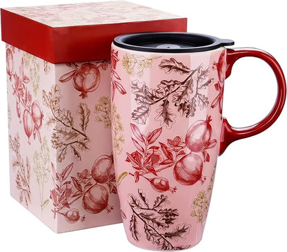 Topadorn 17oz Ceramic Travel Mug by Topadorn