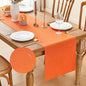 YATOJUZI Orange Table Runner Seasonal Fall Kitchen Dining Table Centerpieces by YATOJUZI