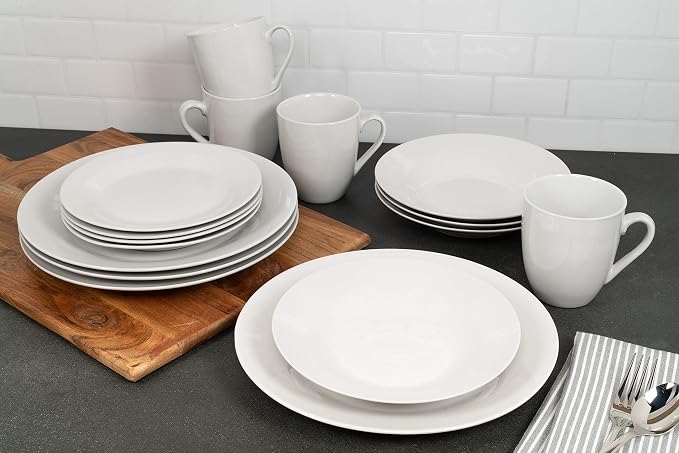 10 Strawberry Street Simply Round 16 Piece Dinnerware Set - Image 3