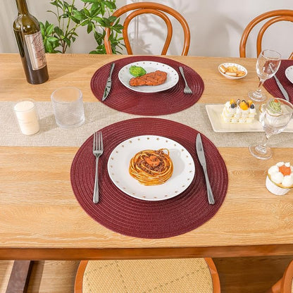 SHACOS Round Placemats Set of 4 - Image 9