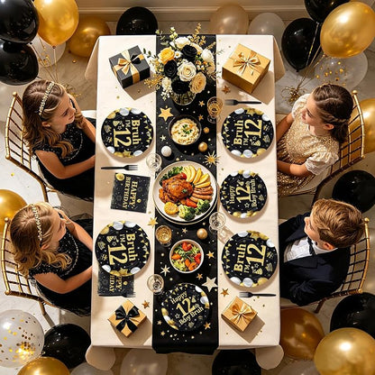 96 Pcs Bruh 12th Birthday Party Decorations - Image 8