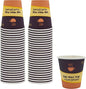 PAMI Disposable Paper Coffee Cups 10 oz, Single-Use, Leak Resistant by PAMI