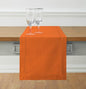 Solino Home Cotton Linen Dining Table Runner Pumpkin Hemstitch, 14 x 72 in | by SolinoHome