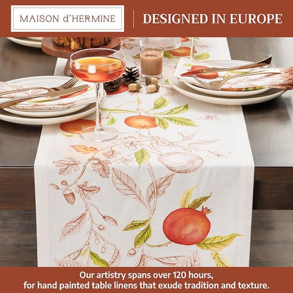 Maison d' Hermine Table Runner 100% Cotton 14.50" x 108" | Table Runners 108 - Image 2