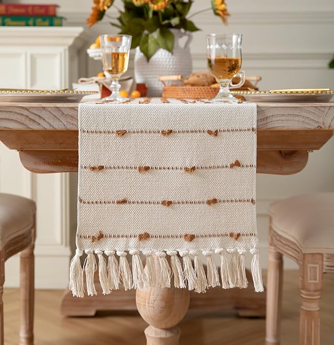 Caflife Boho Table Runner 90 Inchs Long by Caflife