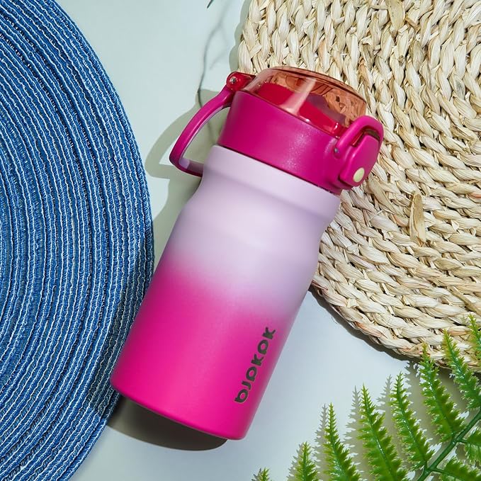 BJPKPK 14 oz Insulated Water Bottle, Stainless Steel Flask | Leak Proof Locking - Image 6