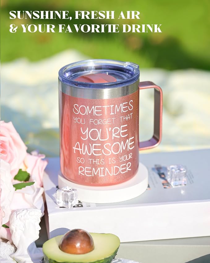 Inspirational Coffee Mug for Women, 12oz Insulated Stainless Steel Mug - Image 5