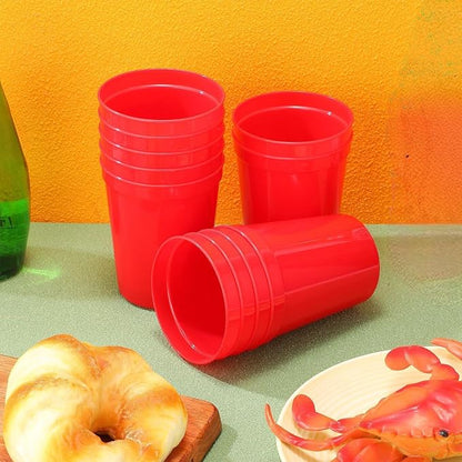Yungyan 100 Pack 16 oz Stadium Cups Reusable Plastic Cups Blank Drink Stadium - Image 4
