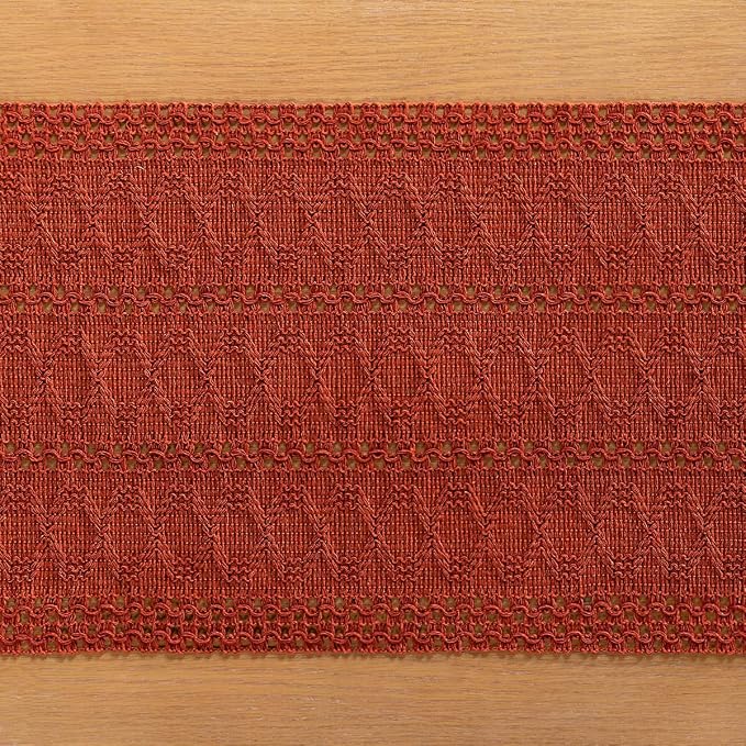 Boho Table Runner Summer Farmhouse Rustic Dining Dresser Scarf Home Decor | - Image 3