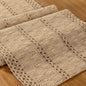 Burlap Boho Table Runner Farmhouse Jute Bamboo Table Runner 12x72 Inch | Small by MLMC