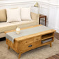 Solino Home 100% Linen Table Runner Natural, Classic Hemstitch 14 x 60 in | by SolinoHome