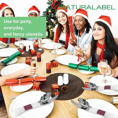 Self-Adhesive Napkin Bands, Bulk Pack of 20, Burgundy | Wrap silverware & napkin - Image 5