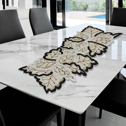 Handmad Beaded Table Runner for Tabletop, Dining Table Beaded Runner 36 Inches - Image 5