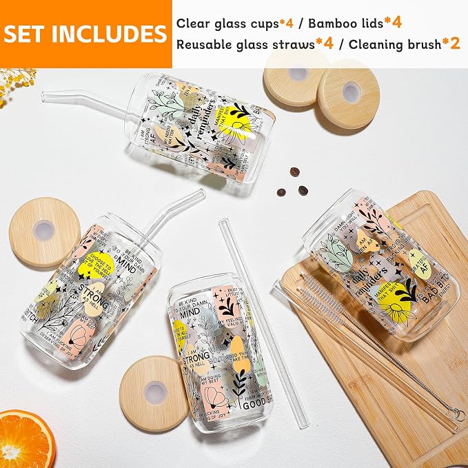 DWTS DANWEITESI Glass Cups - Image 4