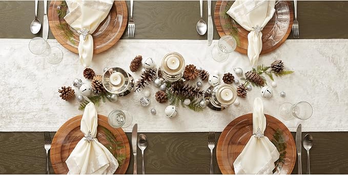 DII Velvet Collection Tabletop, Table Runner - Image 4
