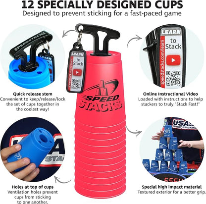 Speed Stacks | Official Sport Stacking Set, Low Friction | WSSA Approved - Image 5