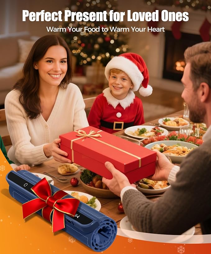 Warming Mat for Food, 36x15 Inch, Dark Blue, Fast Heat, Child Lock | Includes - Image 9