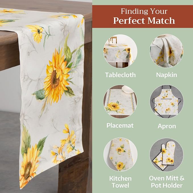 Maison d' Hermine Table Runner 100% Cotton 14.50" x 72" | Table Runners 72 - Image 5