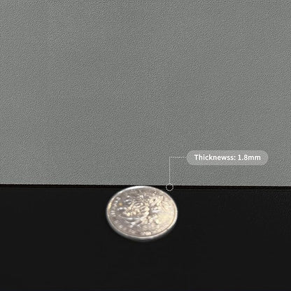 Leather Table Cover,1.8mm Thick,36x60 Inch Table Protector,Table Protector for Dining Room Table,Dining Table Cover,Table Cover Protector,Protector para Mesa De Comedor(Black+Gray,36x60)