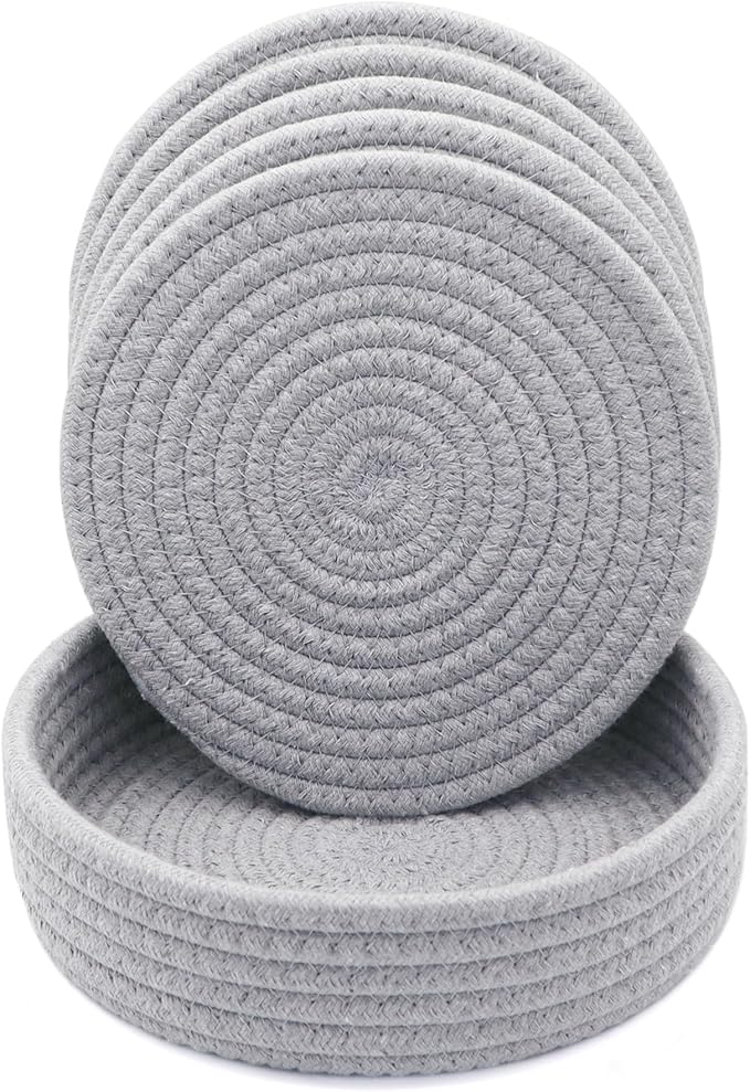 8 Inch Trivets for Hot Dishes, Hot Pots and Pans, Thick Heat Resistant by KITLAB