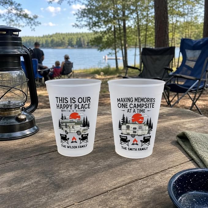 Personalized Camping Cups, Birthday Camping Gifts - Image 3