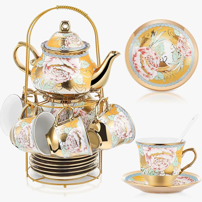 Zhehao 20 Pcs Porcelain Tea Set by Zhehao