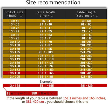 Luxury Velvet Gold Table Runner 189 Inches Long - Image 4