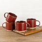 GBhome 15 OZ Stackable Coffee Mugs Set of 4, Ceramic Coffee Cups Set | 4 by GBhome