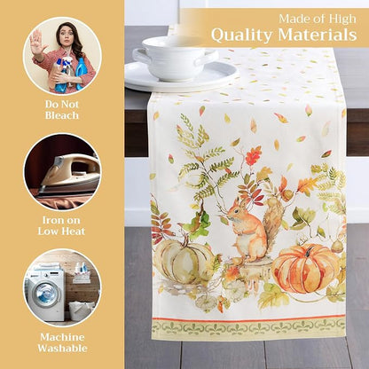 Maison d' Hermine Table Runner 100% Cotton 14.50" x 108" | Table Runners 108 - Image 3