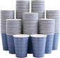 Clawsoff 240 Pack Paper Cups 12 oz Bulk Disposable Coffee Cups Navy Floral | by BuyNow