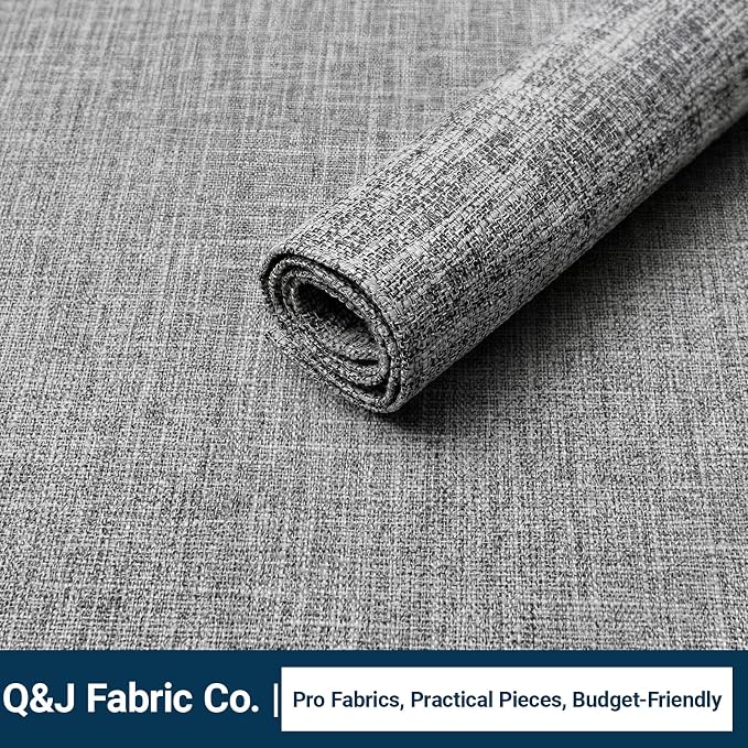 Q&J Fabric Co. Linen-Textured Table Runner 1 Pack 13x84 Inch Charcoal Grey | - Image 8