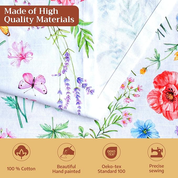 Maison d' Hermine Table Runner 100% Cotton 14.50" x 72" | Table Runners 72 - Image 3