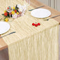 1 Pack Cheesecloth Table Runner 10Ft Christmas Gauze Boho Table Runners by Home