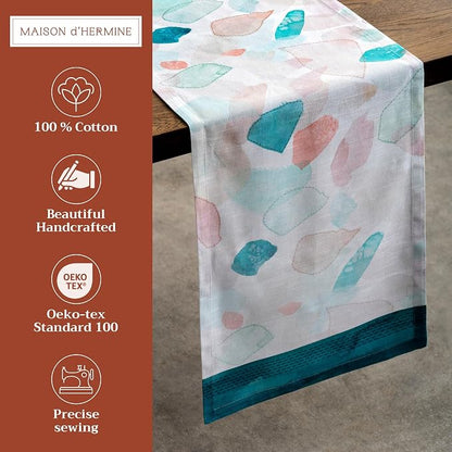 Maison d' Hermine Table Runner 100% Cotton 14.50" x 108" | Table Runners 108 - Image 2