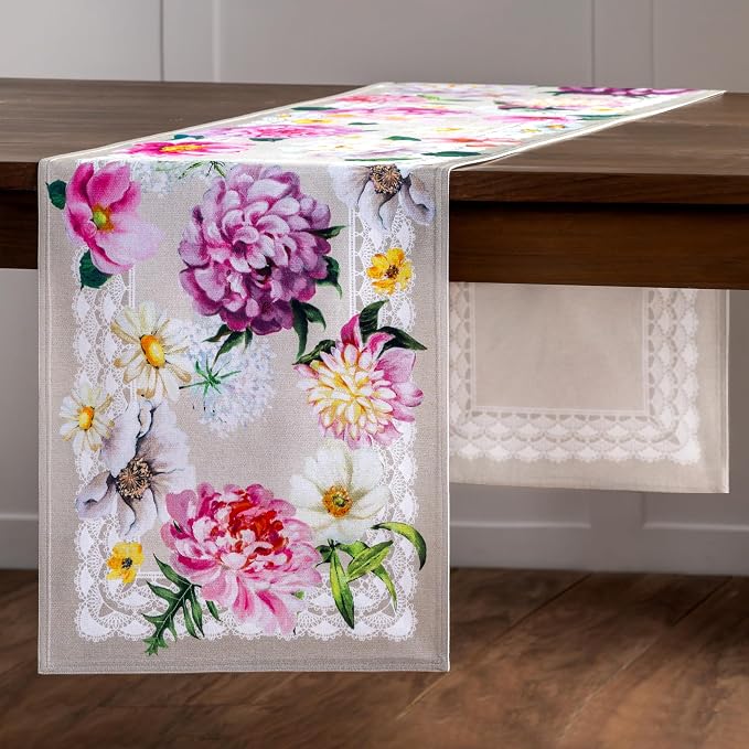 Maison d' Hermine Table Runner 100% Cotton 14.50" x 72" | Table Runners 72 - Image 8