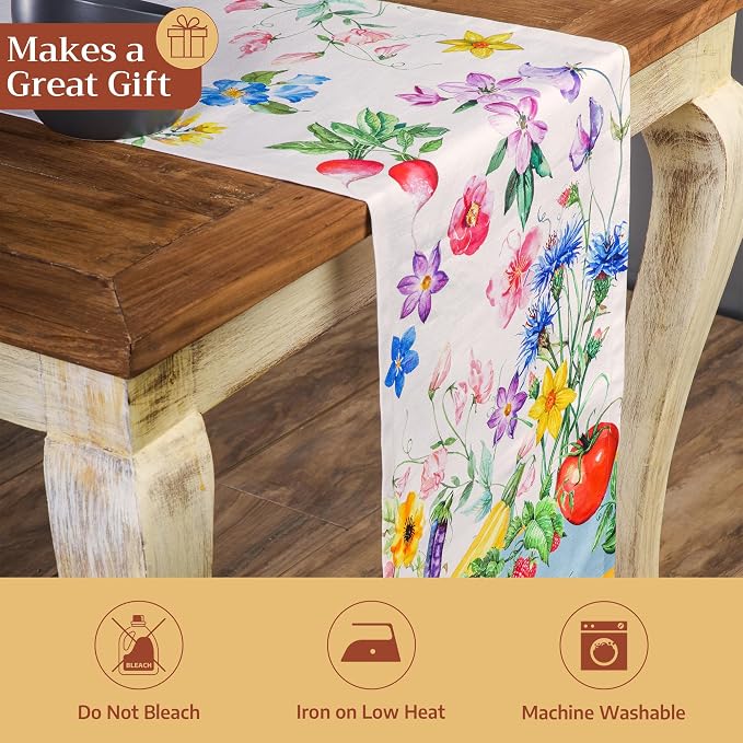 Maison d' Hermine Table Runner 100% Cotton 14.50" x 108" | Table Runners 108 - Image 5