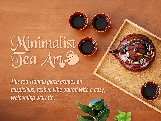 Japanese Tea Set for Adults, Porcelain Kung Fu Tea Set - Image 3