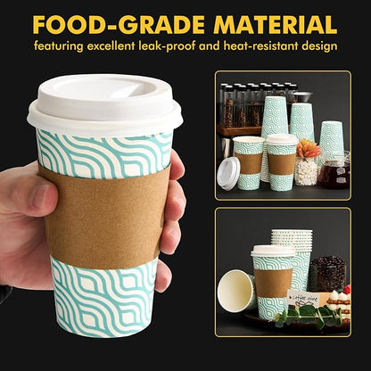 RACETOP 16 oz Paper Coffee Cups - Image 8