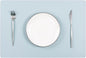 Set of 8 Faux Leather Placemats, PU Table Mats, Waterproof, Stain Resistant, Heat Resistant, Non-Slip Easy to Clean for Kitchen, Dining, Conference Tables