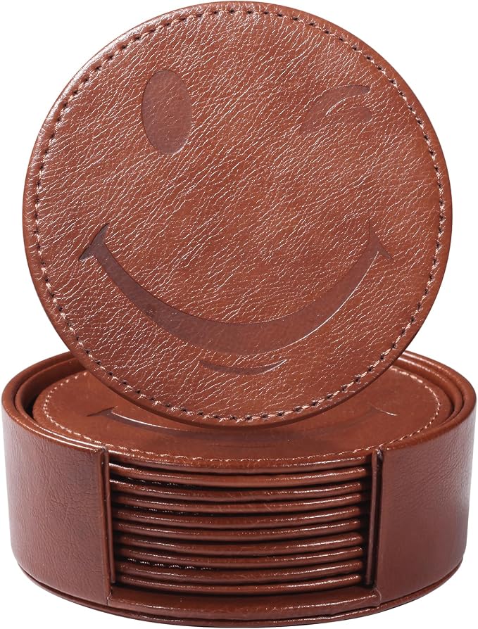 Coasters for Drinks Set of 6 by Unknown